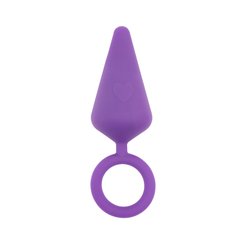 Анальная пробка Candy Plug M-Purple