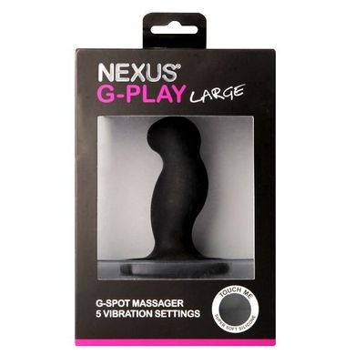 Вібромасажер простати Nexus G - Play Large, 2-в- 1 масажер+анальна пробка, макс діаметр 3,5см