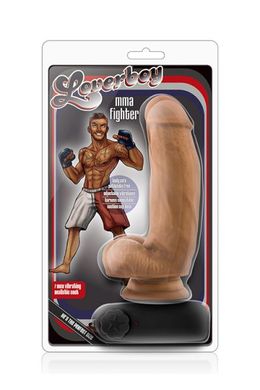 Вибромассажер LOVERBOY MMA FIGHTER 7 inch COCK MOCHA