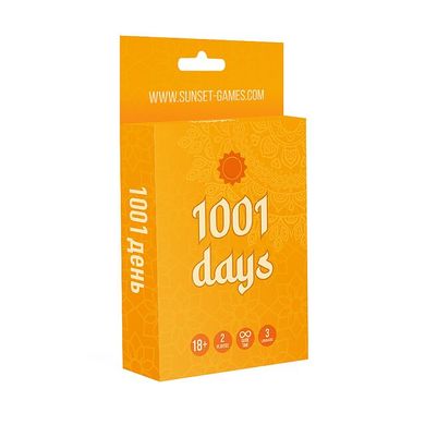 Эротическая игра для пар SUNSET GAMES «1001 Days» (UA, ENG, RU)