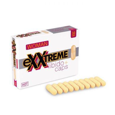 Капсулы для повышения либидо для женщин HOT eXXtreme, 10 шт в упаковке