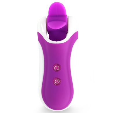 Стимулятор с имитацией оральных ласк FEELZTOYS Clitella Oral Clitoral Stimulator, Фиолетовый