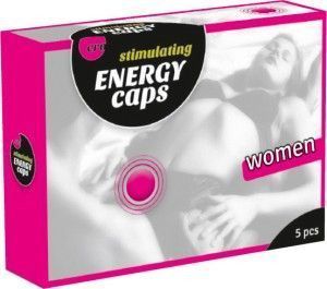 Возбуждающие капсулы для женщин HOT ERO Energy Caps, 5 шт