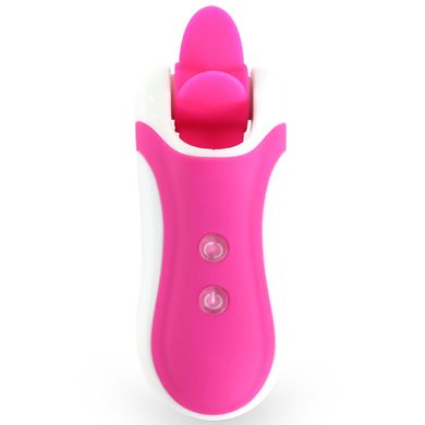 Стимулятор с имитацией оральных ласк FEELZTOYS Clitella Oral Clitoral Stimulator, Розовый