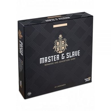 Набір БДСМ 10 предметів Master & Slave, Black