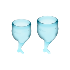 Менструальные чаши SATISFYER FEEL SECURE MENSTRUAL CUP LIGHT BLUE