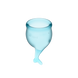 Менструальные чаши SATISFYER FEEL SECURE MENSTRUAL CUP LIGHT BLUE