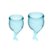 Менструальні чаші SATISFYER FEEL SECURE MENSTRUAL CUP LIGHT BLUE