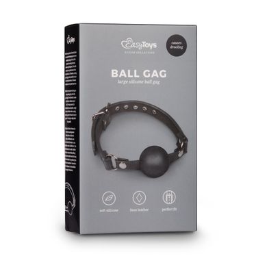 Кляп EASYTOYS Ball Gag With Large Silicone Ball