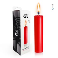 Красная свеча восковая ART OF SEX (M 15 см), низкотемпературная