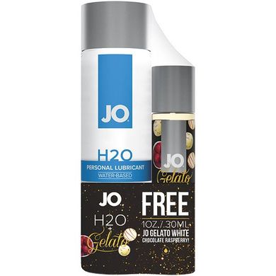 Набір мастил System JO H2O - Original (120 мл) + Gelato - White Chocolate Raspberry (30 мл)