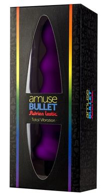 Анальная пробка с вибрацией Adrien Lastic Bullet Amuse Purple