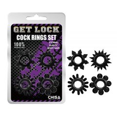 Набор колец GK Power Cock Rings Set-black