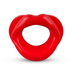 Силиконовая капа-расширитель для рта в форме губ XOXO Blow Me A Kiss Mouth Gag, Красная