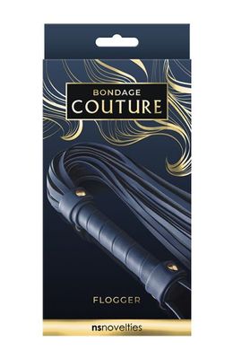 Флоггер BONDAGE COUTURE FLOGGER BLUE