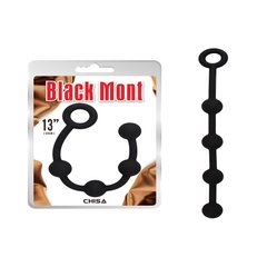 Анальные бусы CHISA Black Mont ”P” Storm Beads M