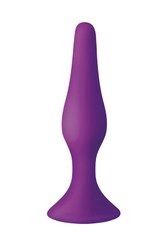 Анальна пробка на присоску MAI Attraction Toys №35 Purple, довжина 15,5см, діаметр 3,8см