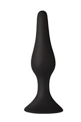 Анальна пробка на присоску MAI Attraction Toys №35 Black, довжина 15,5см, діаметр 3,8см