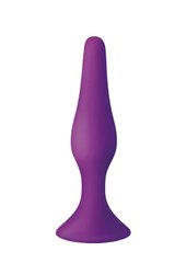 Анальна пробка на присоску MAI Attraction Toys №33 Purple, довжина 11,5cм, діаметр 3см