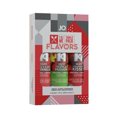 Набір System JO Tri - Me Triple Pack - Flavors (3 х 30 мл) три різні смаки оральних мастил