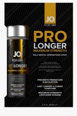 Пролонгуючий спрей System JO Prolonger Spray with Lidocaine (60 мл), не містить мінеральних олій