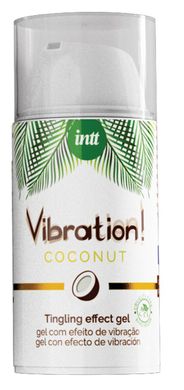 Жидкий вибратор INTT Vibration Coconut Vegan, 15 мл
