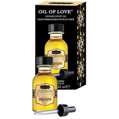 Съедобное масло для поцелуев Kamasutra OIL OF LOVE Vanilla Creme 22 ML