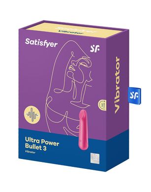 Вибратор для клитора SATISFYER Ultra Power Bullet 3, Красный