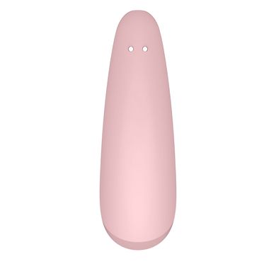 Вакуумный клиторальный стимулятор Satisfyer Curvy 2+ Pink с управлением через интернет, Розовый