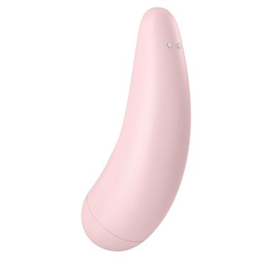 Вакуумный клиторальный стимулятор Satisfyer Curvy 2+ Pink с управлением через интернет, Розовый
