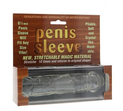 Насадка на пеніс New Stretchable 6.5 Penis Sleeve, CLEAR