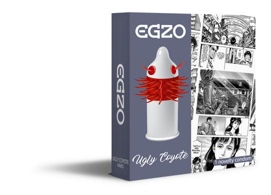 Насадка на член EGZO Uglu Coyot (презерватив з вусиками)