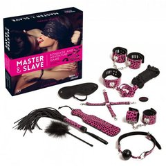 Набор БДСМ 10 предметов Master & Slave, Pink Leopard